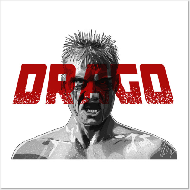 Rocky 4: DRAGO Wall Art by 51Deesigns