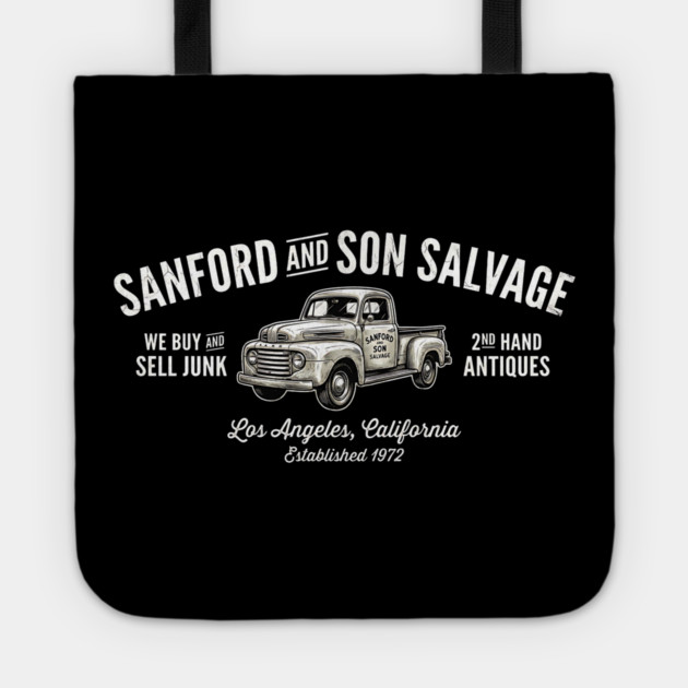 Sanford and Son Salvage - Established 1972 (Vintage Edition) Tote by UrbanLifeApparel
