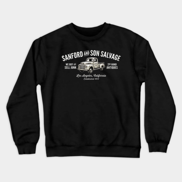 Sanford and Son Salvage - Established 1972 (Vintage Edition) Crewneck Sweatshirt by UrbanLifeApparel