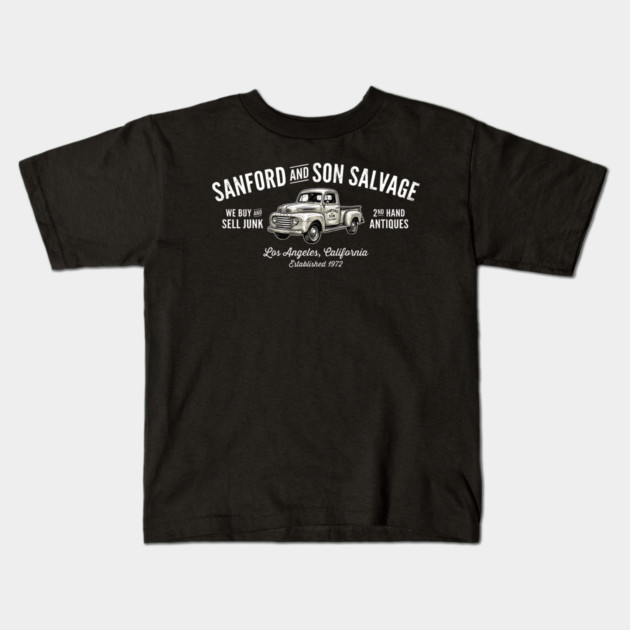 Sanford and Son Salvage - Established 1972 (Vintage Edition) Kids T-Shirt by UrbanLifeApparel
