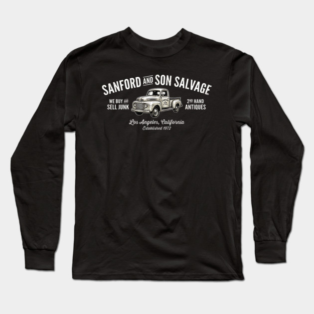 Sanford and Son Salvage - Established 1972 (Vintage Edition) Long Sleeve T-Shirt by UrbanLifeApparel