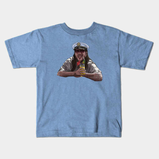 Club Dread: Bill Paxton is Coconut Pete Kids T-Shirt by 51Deesigns