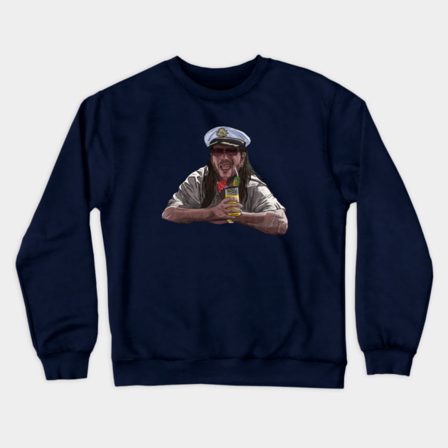 Club Dread: Bill Paxton is Coconut Pete Crewneck Sweatshirt by 51Deesigns