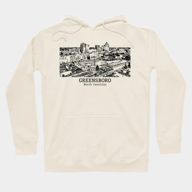 Greensboro - North Carolina Hoodie by Lakeric