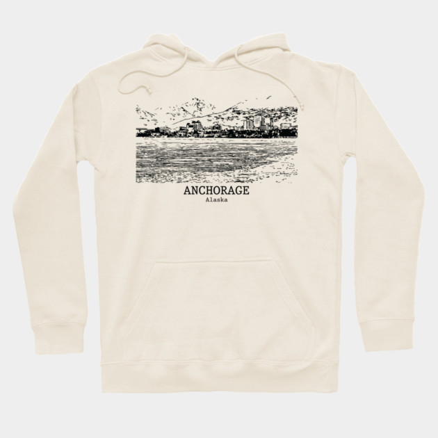 Anchorage - Alaska Hoodie by Lakeric