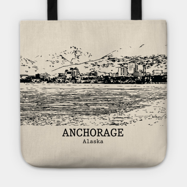 Anchorage - Alaska Tote by Lakeric