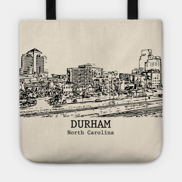 Durham - North Carolina Tote by Lakeric