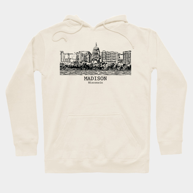 Madison - Wisconsin Hoodie by Lakeric