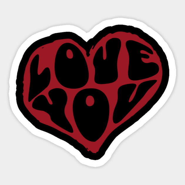 Minimal Heart Valentines Day Design Magnet by TurnEffect