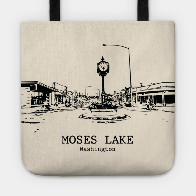 Moses Lake - Washington Tote by Lakeric