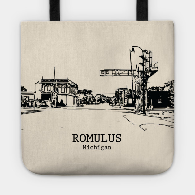 Romulus - Michigan Tote by Lakeric