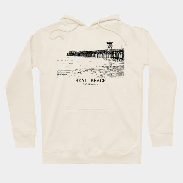 Seal Beach - California Hoodie by Lakeric