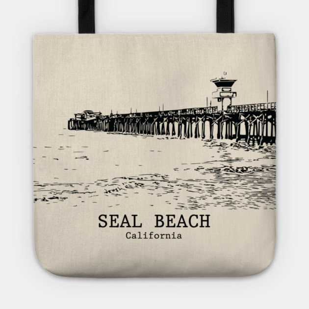 Seal Beach - California Tote by Lakeric