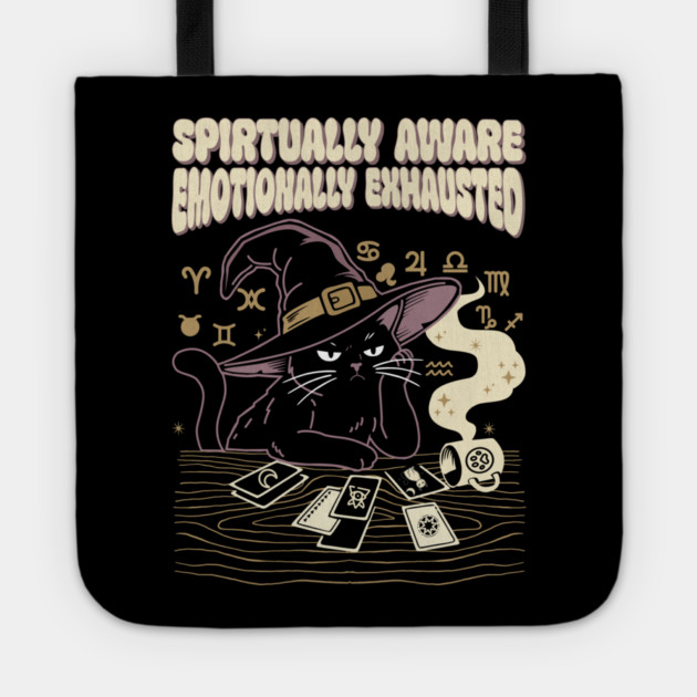 Enlightened and Exhausted Tote by Designed By Marty