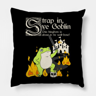 Kingdom BBQ black Pillow