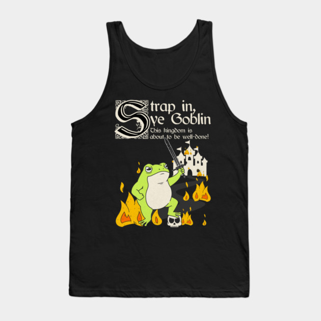 Kingdom BBQ black Tank Top by Designed By Marty