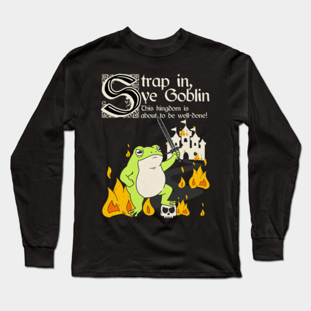 Kingdom BBQ black Long Sleeve T-Shirt by Designed By Marty