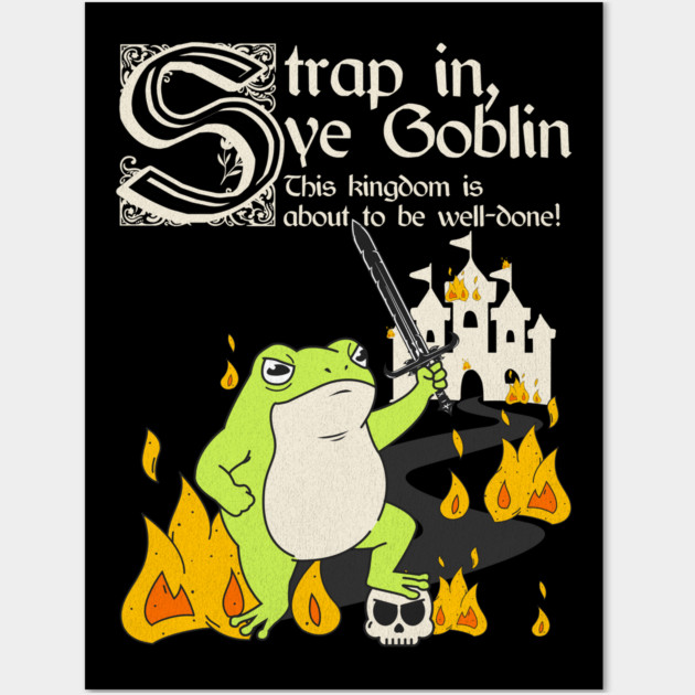 Kingdom BBQ black Wall Art by Designed By Marty