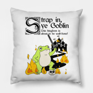 Kingdom BBQ white Pillow