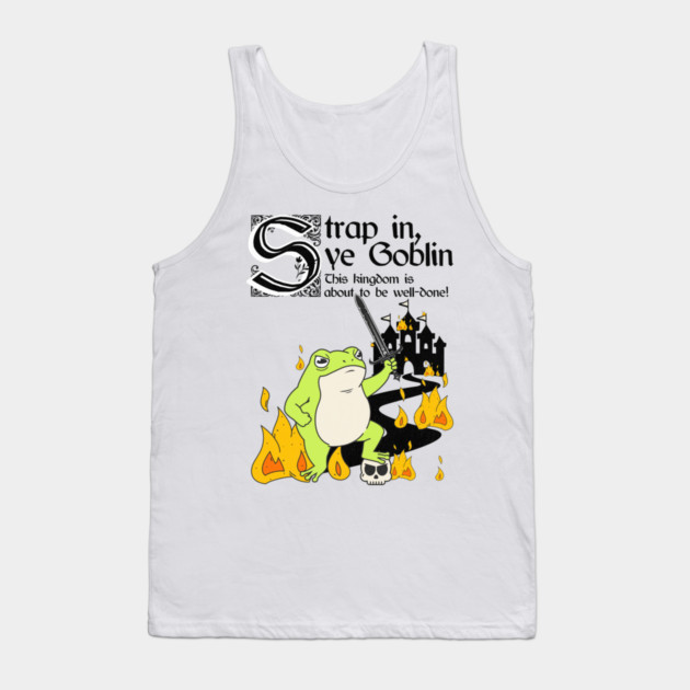 Kingdom BBQ white Tank Top by Designed By Marty