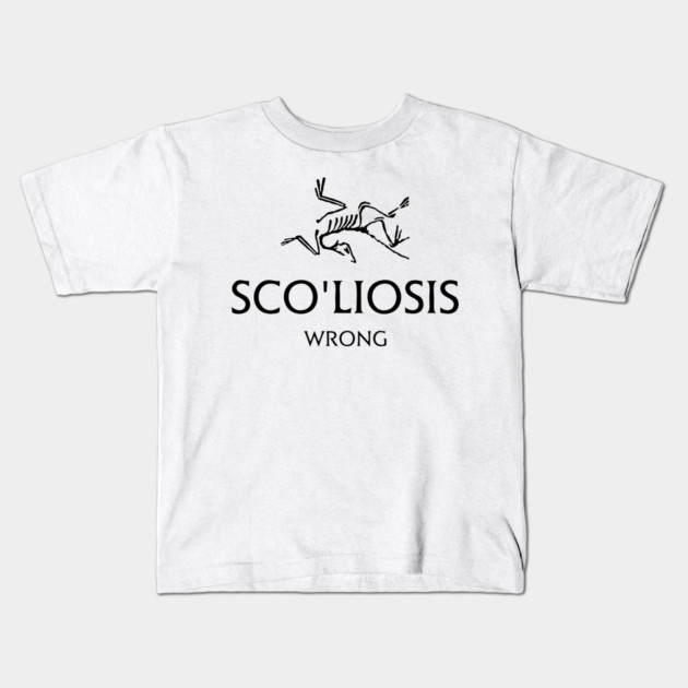 Scoliosis logo Kids T-Shirt by Wrong