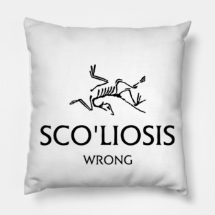Scoliosis logo Pillow