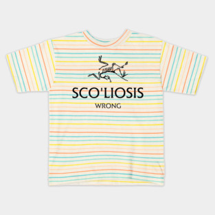 Scoliosis logo Kids T-Shirt