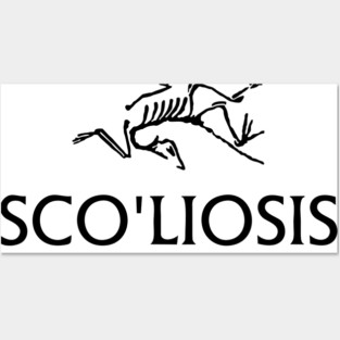 Scoliosis logo Posters and Art