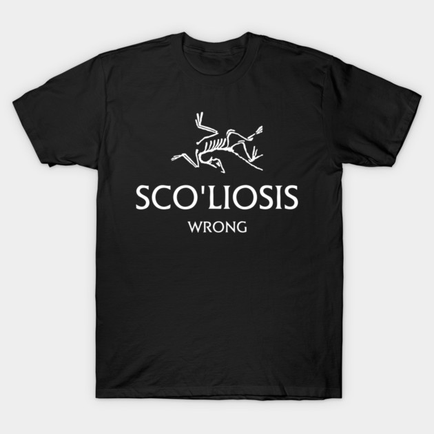 Scoliosis logo T-Shirt by Wrong