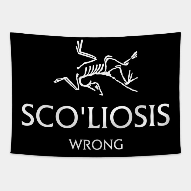 Scoliosis logo Tapestry by Wrong