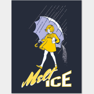 Melt Ice - Abolish Ice Morton Salt Girl Posters and Art