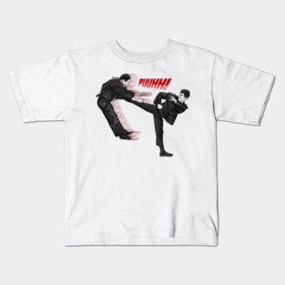 Bruce Lee: Big Ol' KICK Kids T-Shirt