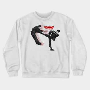 Bruce Lee: Big Ol' KICK Crewneck Sweatshirt