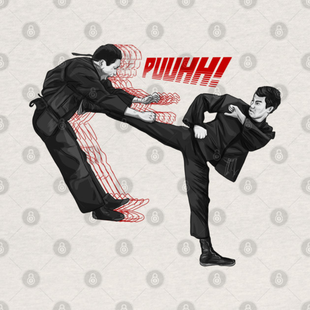 Bruce Lee: Big Ol' KICK by 51Deesigns