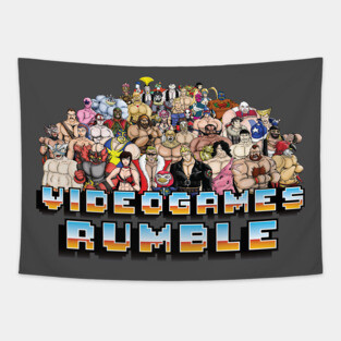 Videogames Rumble Tapestry
