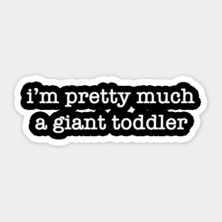 Giant Toddler Sticker