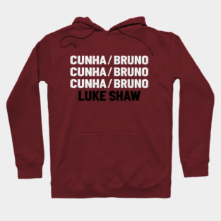 Manchester United Star Lineup – Cunha, Bruno & Luke Shaw Hoodie