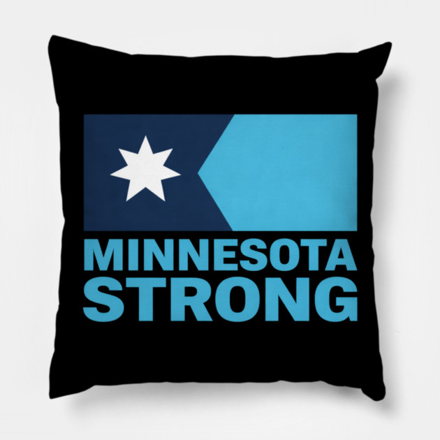 Minnesota Strong State Pride Minnesotan Supporter Pillow by ArtistTee ⭐⭐⭐⭐⭐