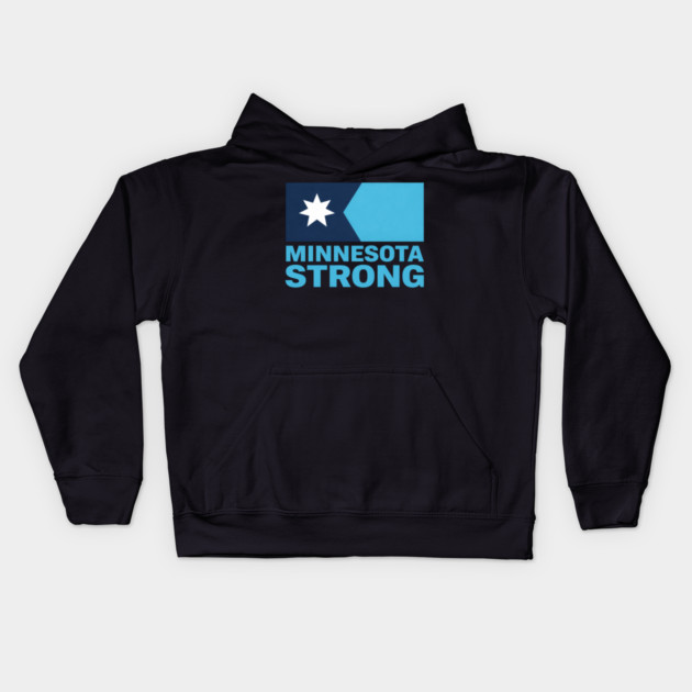 Minnesota Strong State Pride Minnesotan Supporter Kids Hoodie by ArtistTee ⭐⭐⭐⭐⭐