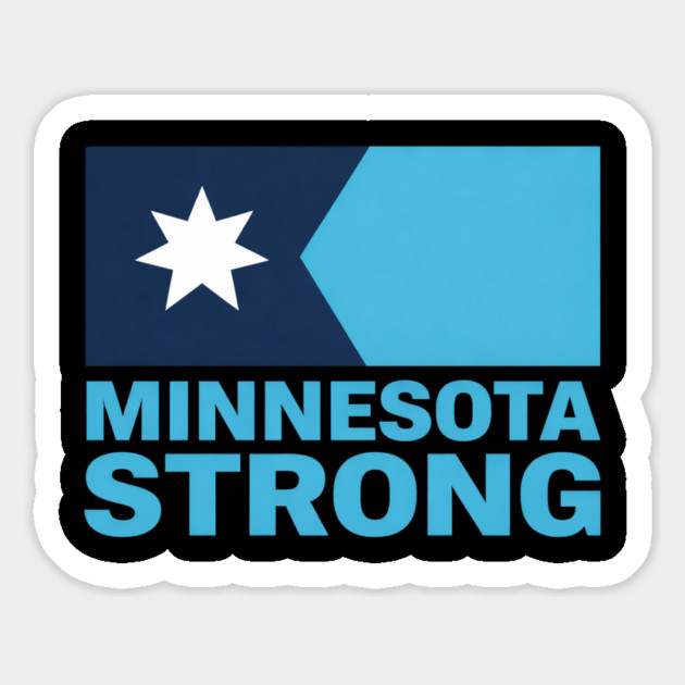 Minnesota Strong State Pride Minnesotan Supporter Magnet by ArtistTee ⭐⭐⭐⭐⭐