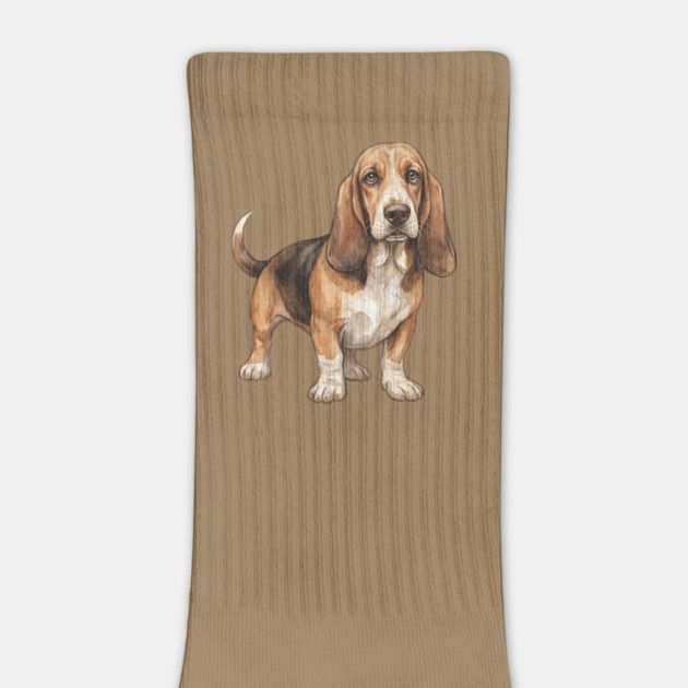 Basset Hound Dog Art by DonWillisJrArt