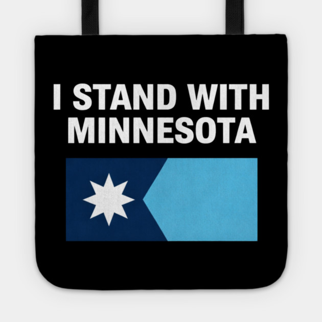 I Stand With Minnesota State Pride Minnesotan Supporter Tote by ArtistTee ⭐⭐⭐⭐⭐