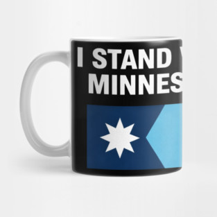 I Stand With Minnesota State Pride Minnesotan Supporter Mug
