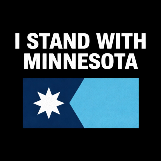 I Stand With Minnesota State Pride Minnesotan Supporter by ArtistTee ⭐⭐⭐⭐⭐