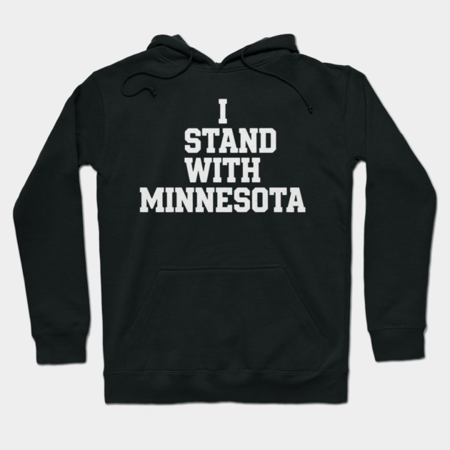 I Stand With Minnesota State Pride Minnesotan Supporter Hoodie by ArtistTee ⭐⭐⭐⭐⭐