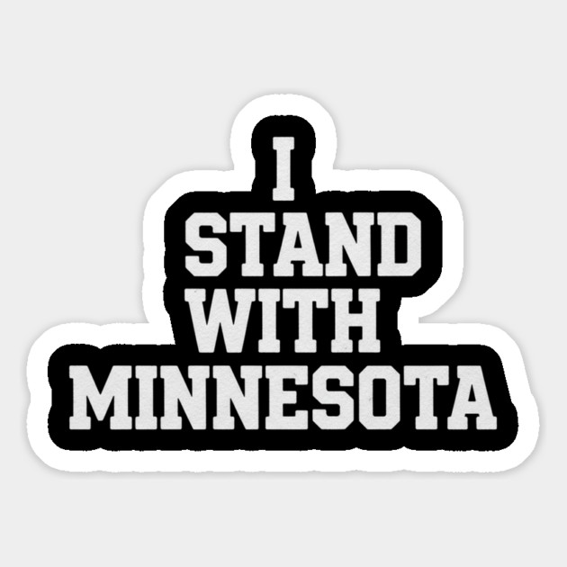 I Stand With Minnesota State Pride Minnesotan Supporter Magnet by ArtistTee ⭐⭐⭐⭐⭐