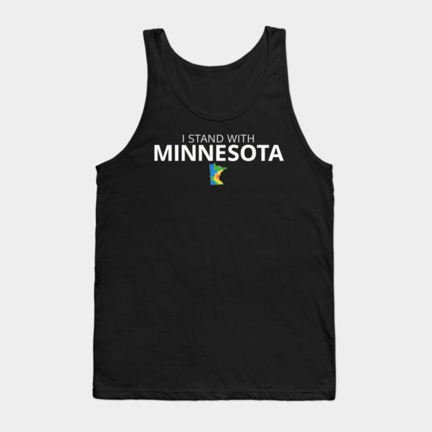 I Stand With Minnesota State Pride Minnesotan Resident Tank Top by ArtistTee ⭐⭐⭐⭐⭐