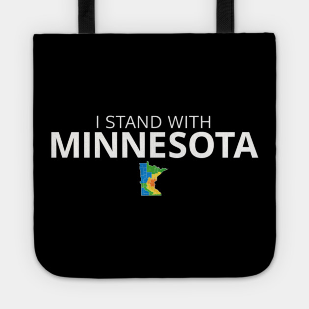 I Stand With Minnesota State Pride Minnesotan Resident Tote by ArtistTee ⭐⭐⭐⭐⭐