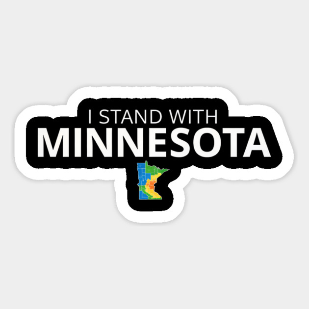 I Stand With Minnesota State Pride Minnesotan Resident Magnet by ArtistTee ⭐⭐⭐⭐⭐