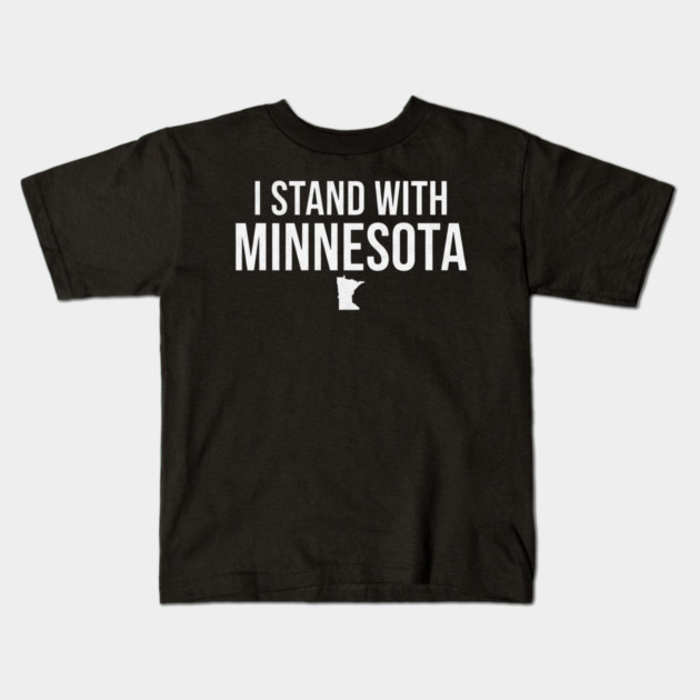 I Stand With Minnesota State Pride Supporter Kids T-Shirt by ArtistTee ⭐⭐⭐⭐⭐